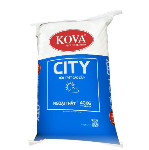 -  - Bột trét ngoại thất cao cấp KOVA CITY