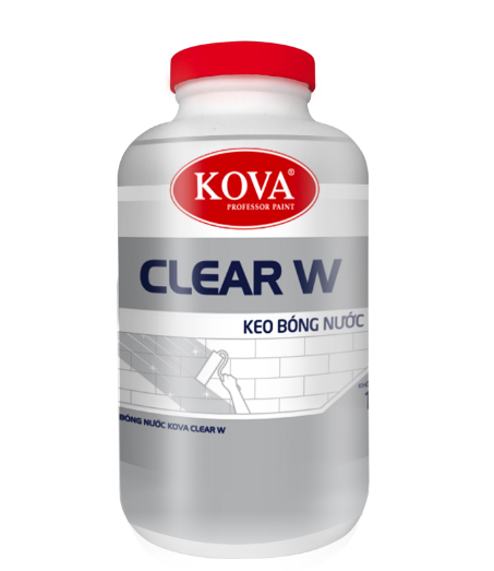 1K - Keo bóng nước KOVA Clear W