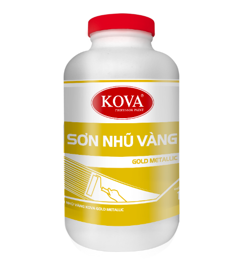 1K - Sơn Nhũ Vàng KOVA Gold Metallic (vàng chùa)