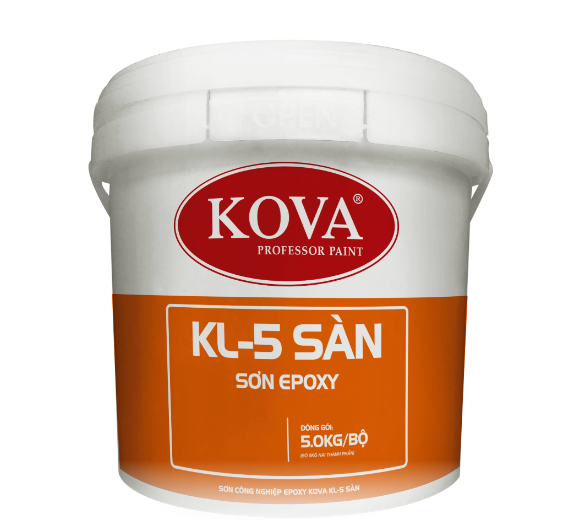 5K - Sơn công nghiệp EPOXY KOVA KL-5 Sàn kháng khuẩn (nền S,T,D,A)