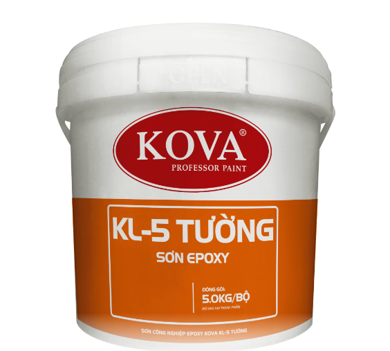 5K - Sơn công nghiệp EPOXY KOVA KL-5 Tường kháng khuẩn nền S