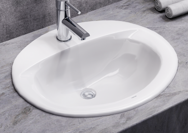 Chậu Lavabo Đặt dương vành - L5018