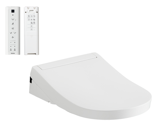 Nắp rửa điện tử WASHLET dòng S5 (220V) , Thiết kế cho bàn cầu thân chữ D (Loại giấu dây)