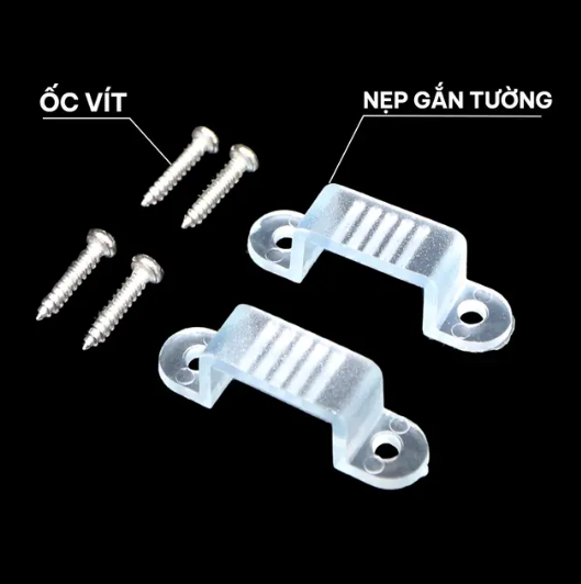 Nẹp gắn tường (Kèm 2 ốc vít)