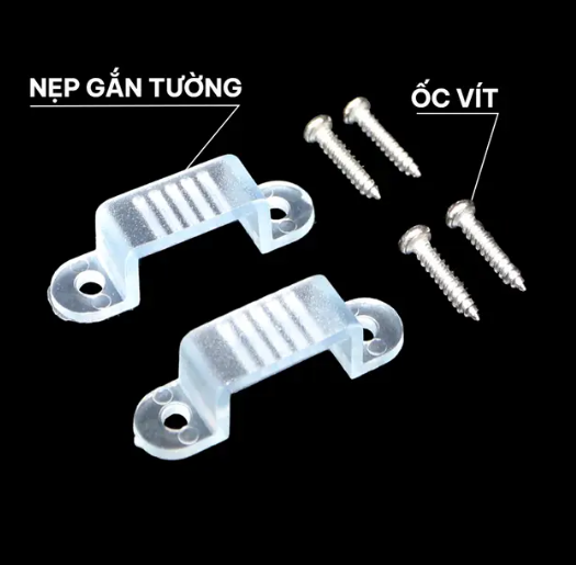 Nẹp gắn tường (Kèm 2 ốc vít)